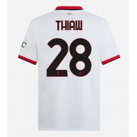 AC Milan Malick Thiaw #28 Borta Kläder 2024-25 Kortärmad